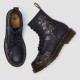 DR. MARTENS, 1460, Black decayed roses classic tumbled nappa