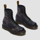 DR. MARTENS, 1460, Black decayed roses classic tumbled nappa