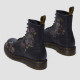 DR. MARTENS, 1460, Black decayed roses classic tumbled nappa