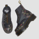 DR. MARTENS, Sinclair, Black decayed roses classic tumbled nappa