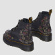 DR. MARTENS, Sinclair, Black decayed roses classic tumbled nappa