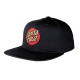 SANTA CRUZ, Classic dot snapback, Black