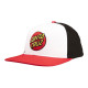 SANTA CRUZ, Classic dot snapback, White/black/red