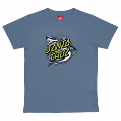 SANTA CRUZ, Youth shark dot front, Dusty blue