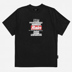 WASTED, Rain t-shirt, Black