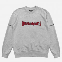 WASTED, United crew neck, Ash grey