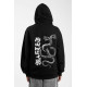 WASTED, Lethal zip hoodie, Black