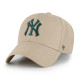 47 BRAND, Cap mlb new york yankees mvp snapback, Khaki1