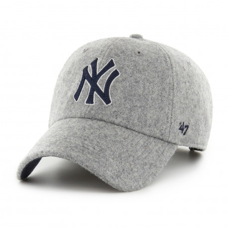 Cap mlb new york yankees chain stitch clean up - Grey