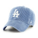 47 BRAND, Cap mlb los angeles dodgers wide cord clean up, Montego