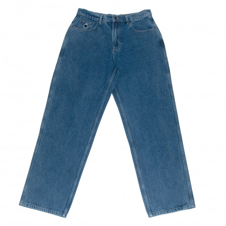 Pant bigfoot denim - Washed blue