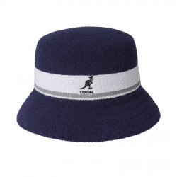 KANGOL, Bermuda stripe bucket, Navy