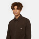 DICKIES, Duck canvas ls shirt, Dark brown