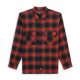 DICKIES, Dickies x spitfire flannel ls shirt, Red ochre