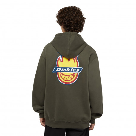 Dickies x spitfire hoodie - Olive green