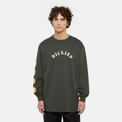 DICKIES, Dickies x spitfire long sleeve tee, Olive green