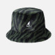 KANGOL, Faux fur bucket, Olive zebra