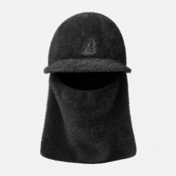 KANGOL, Faux fur balaclava, Black