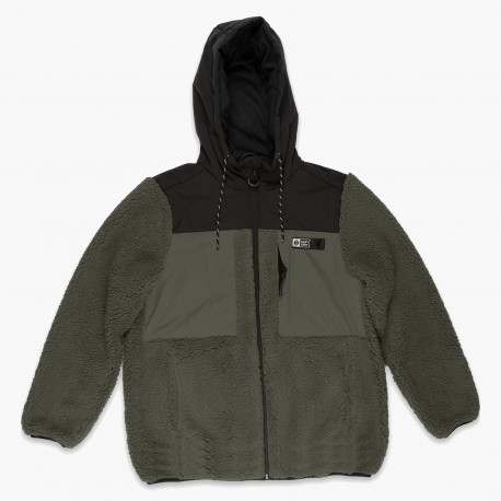 Kodiak high pile sherpa jacket - Olive