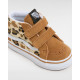 VANS, Sk8-mid reissue v leopard glittere, Brown/true whit