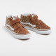 VANS, Sk8-mid reissue v neutral checkerboarde, Brown/true whit