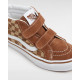 VANS, Sk8-mid reissue v neutral checkerboarde, Brown/true whit