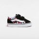 VANS, Old skool v glitter flower powere, Multi/true whit