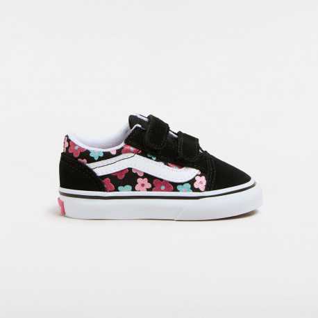 Old skool v glitter flower powere - Multi/true whit