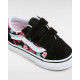 VANS, Old skool v glitter flower powere, Multi/true whit