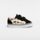 VANS, Old skool v leopard glitter, Black/brown