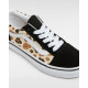 VANS, Old skool leopard glitter, Black/brown