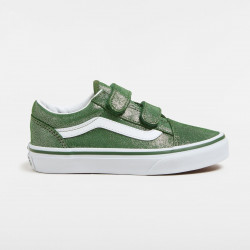 VANS, Old skool v tinsel suedee, Green/true whit