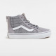 VANS, Sk8-hi zip glitter, Gunmetal