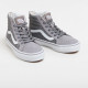 VANS, Sk8-hi zip glitter, Gunmetal