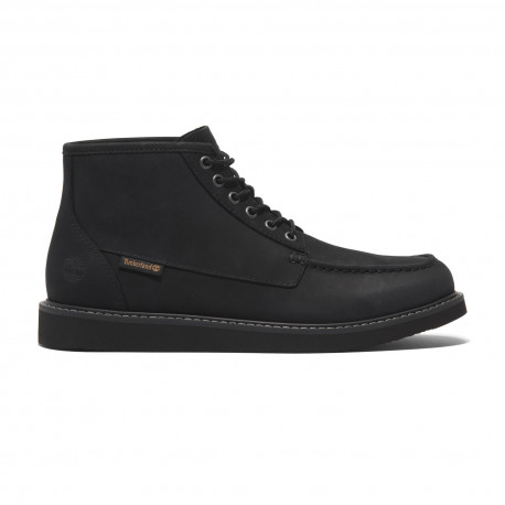 Newmarket mid lace up chukka boot - Black nubuck