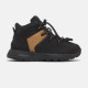 TIMBERLAND, Sprint trekker mid lace up sneaker, Black nubuck w wheat