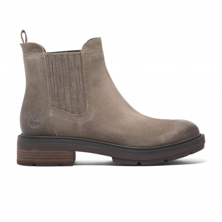 Brimfield mid chelsea boot - Medium brown suede