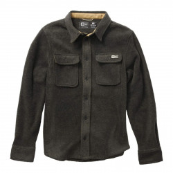 SALTY CREW, Swellter polar fleece shirt, Charcoal heather