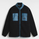 VANS, Debrusk loose sherpa fz, Black/bluestone