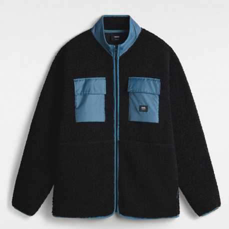 Debrusk loose sherpa fz - Black/bluestone