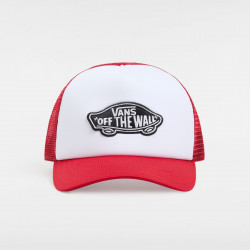 VANS, Classic patch curved bill trucker, Racing red