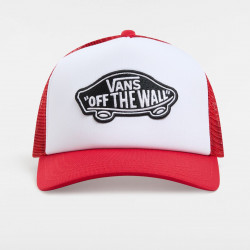 VANS, Classic patch curved bill trucker, Racing red