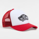 VANS, Classic patch curved bill trucker, Racing red