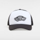 VANS, Classic patch curved bill trucker, Black/white