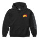 SANTA CRUZ, Flame hoodie, Black