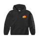 SANTA CRUZ, Flame kids hoodie, Black