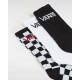 VANS, Classic vans crew sock, Black/white