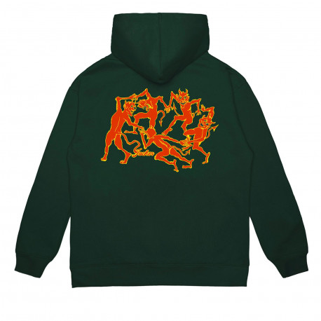 Devils dance hoodie - Green