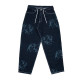 JACKER, Devils dance denim baggy pant, Aop