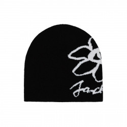 JACKER, Flower vision beanie, Black